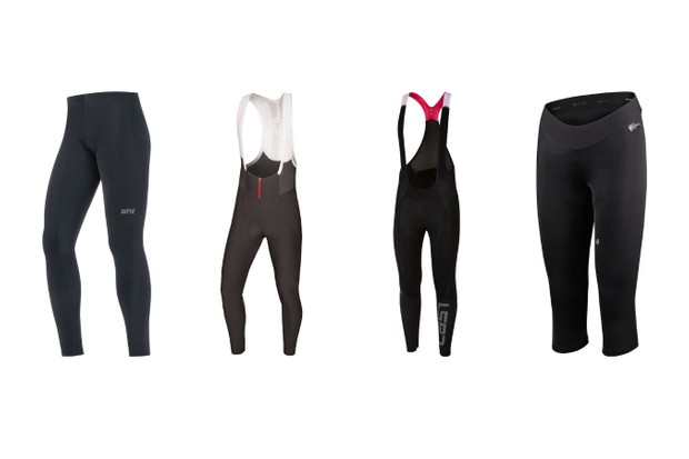 Cycling leggings and bib tights