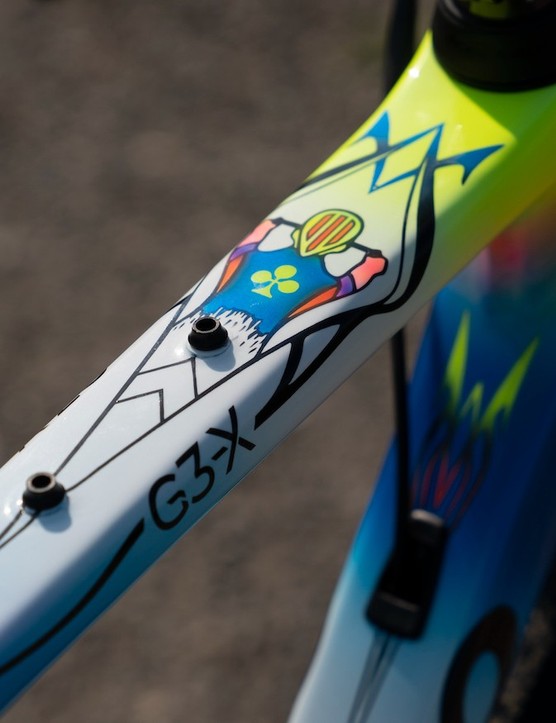 Nathan Haas's Colnago G3-X gravel bike for Unbound 2022