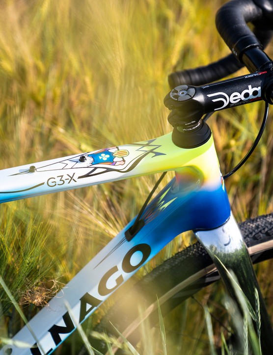 Nathan Haas's Colnago G3-X gravel bike for Unbound 2022